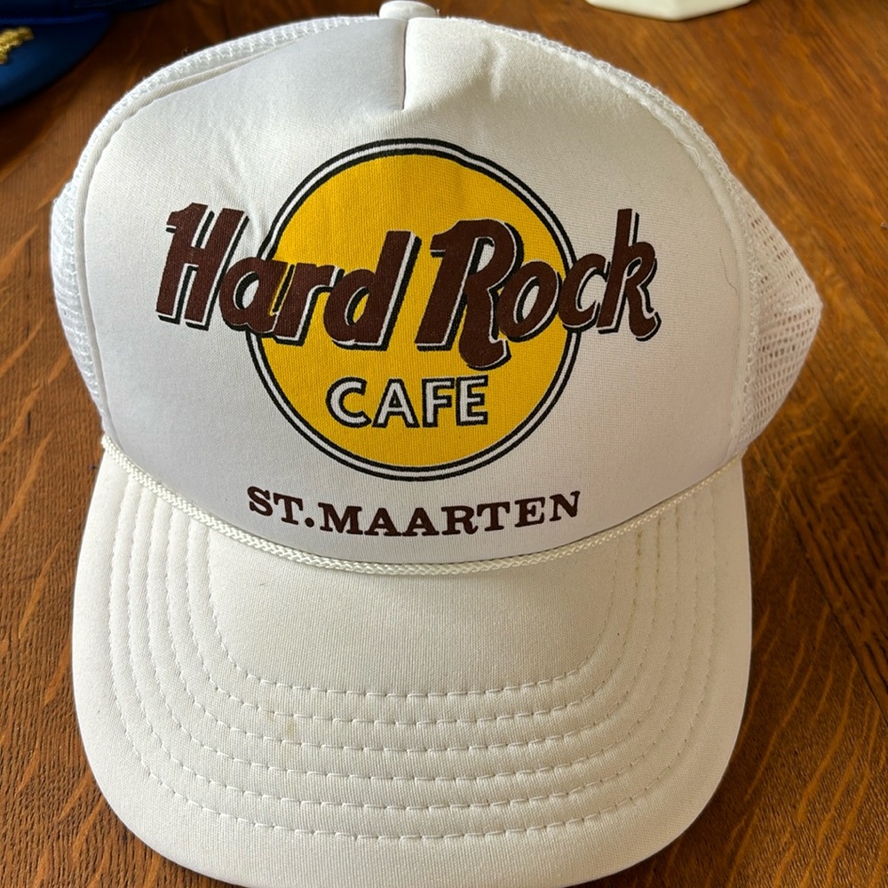 Hard Rock Cafe st. Maarten trucker hat vintage
